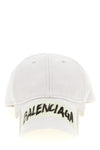 washed-effect cotton drill beanie