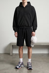 hoodie in gauze cotton