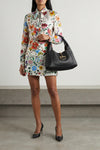 gucci softbit shoulder bag in garnet leather
