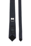 polka dot silk crêpe tie
