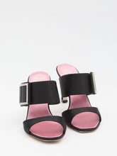 ROGER VIVIER 36 trompette satin mules 