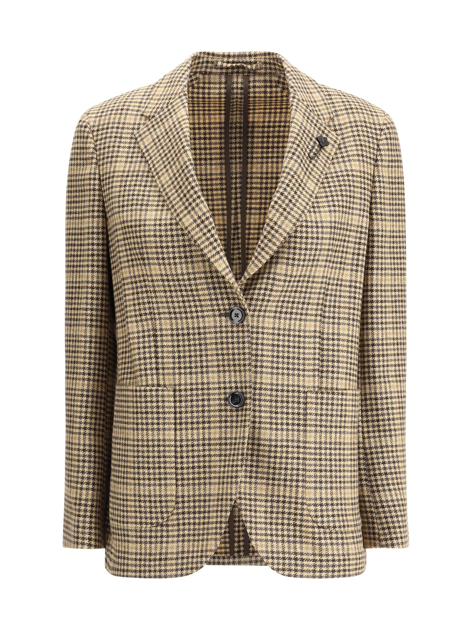 LARDINI 44 houndstooth blazer