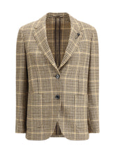 LARDINI 44 houndstooth blazer