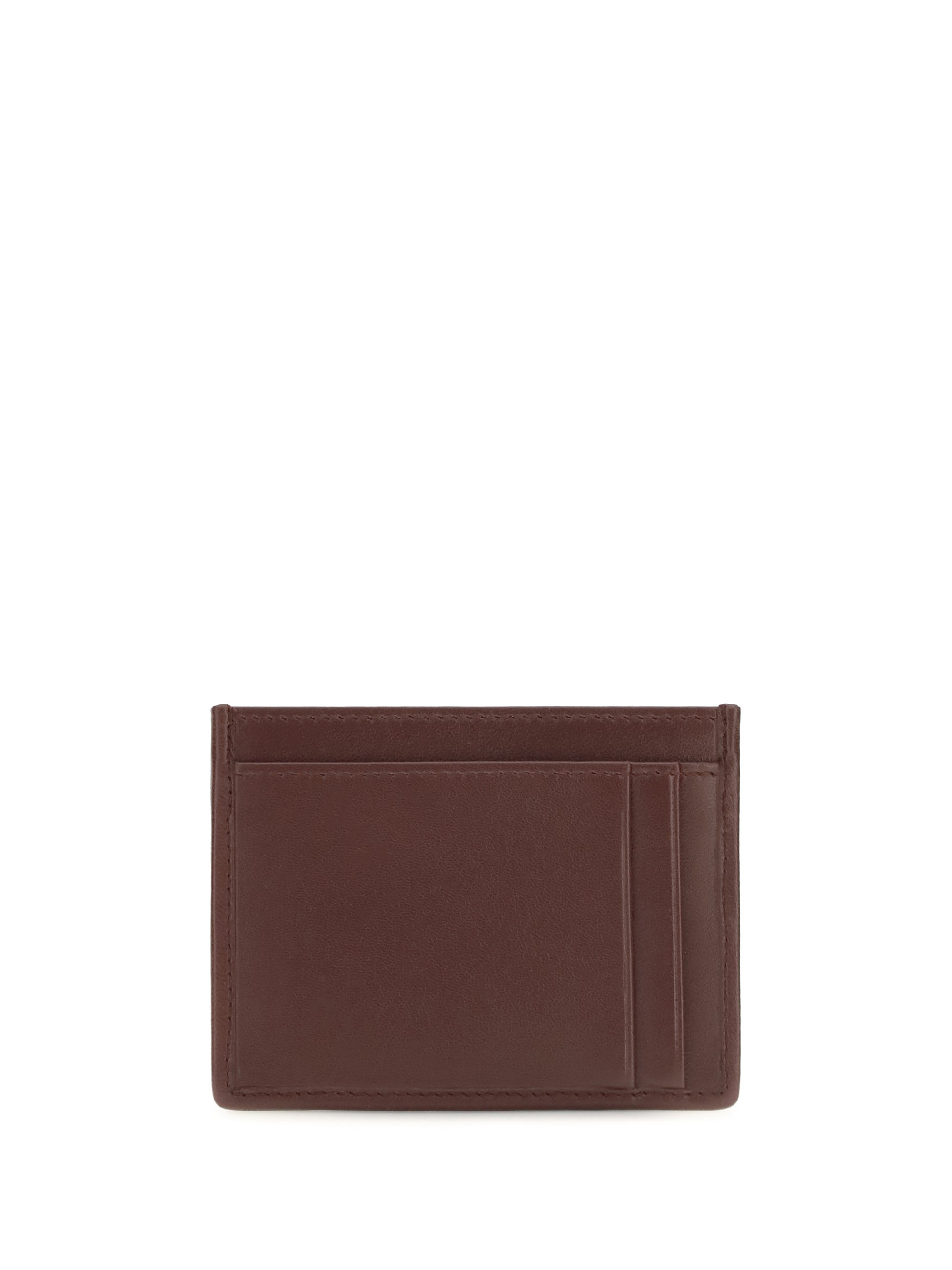 matelassé nappa leather card holder