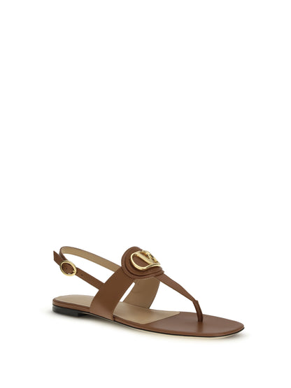 VALENTINO GARAVANI 36 leather thong sandals