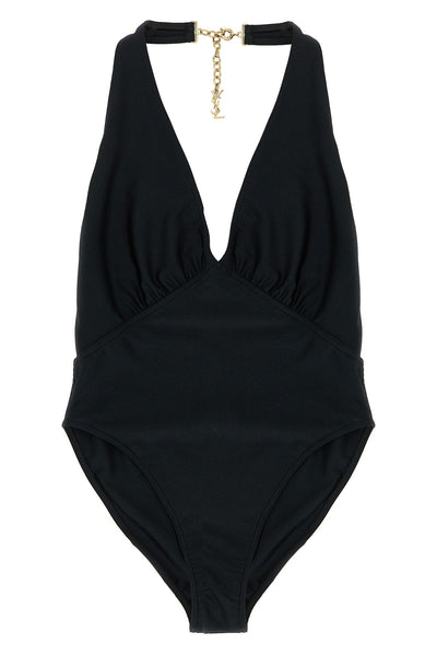 one-piece swimsuit in technical fabric