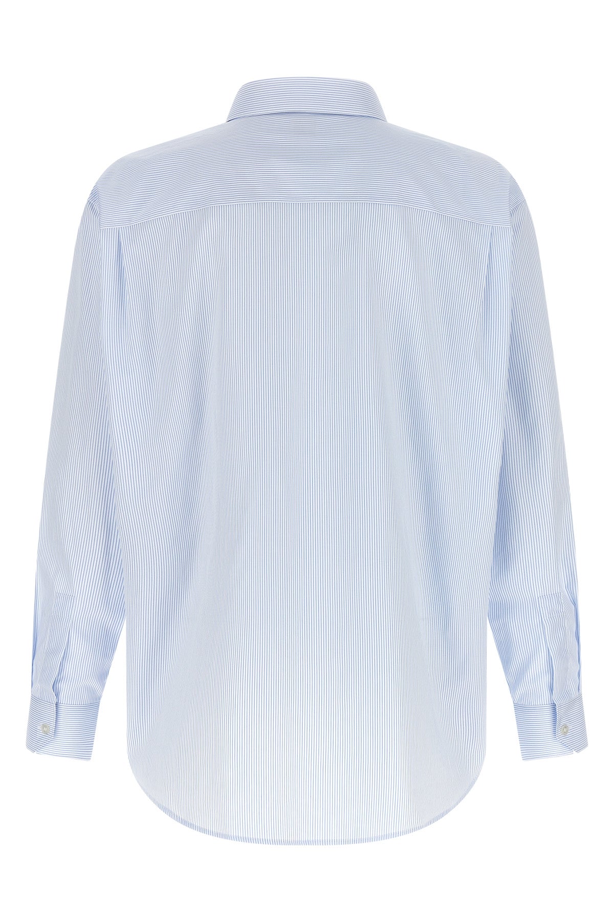 striped cotton poplin shirt