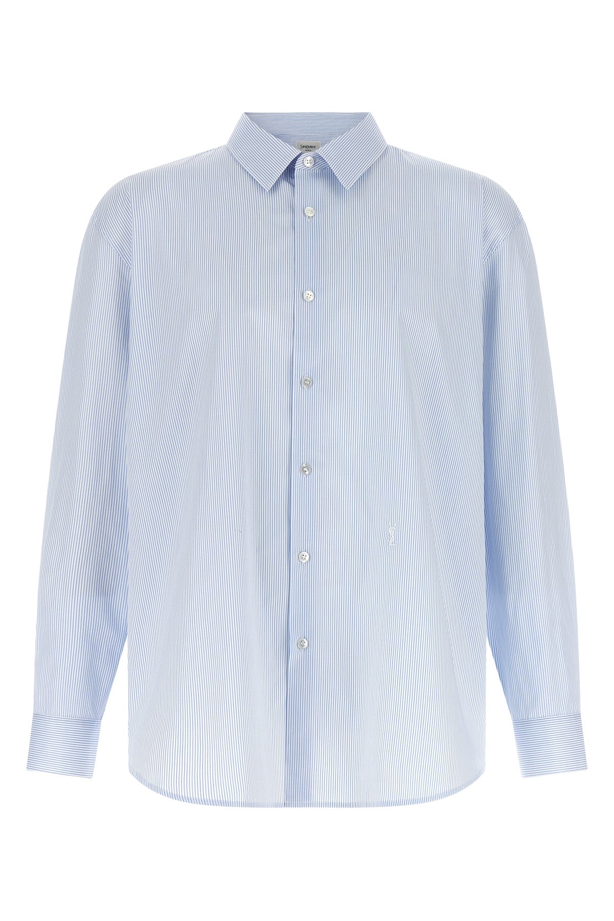 striped cotton poplin shirt
