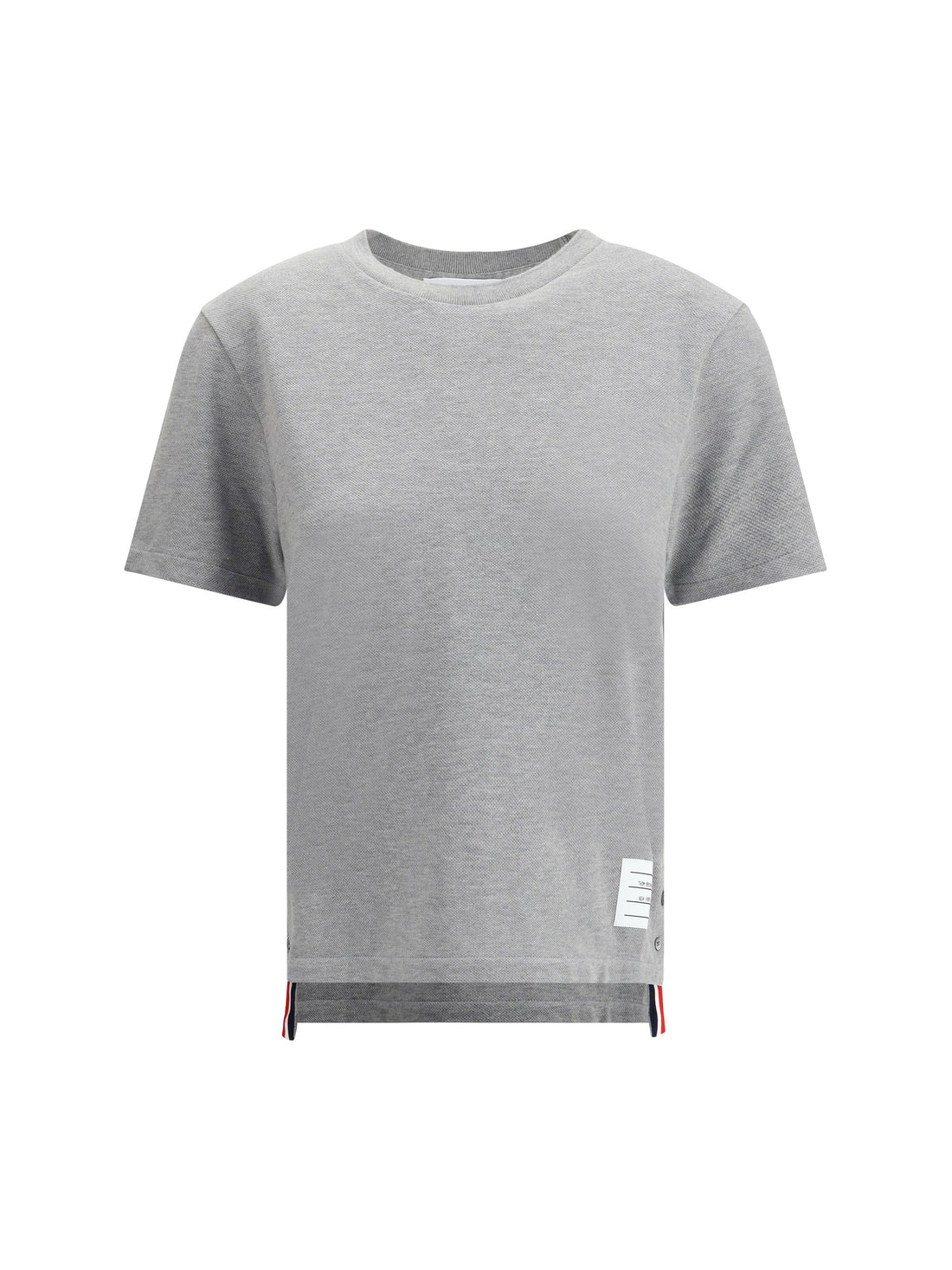 THOM BROWNE 38 t-shirt with iconic bands