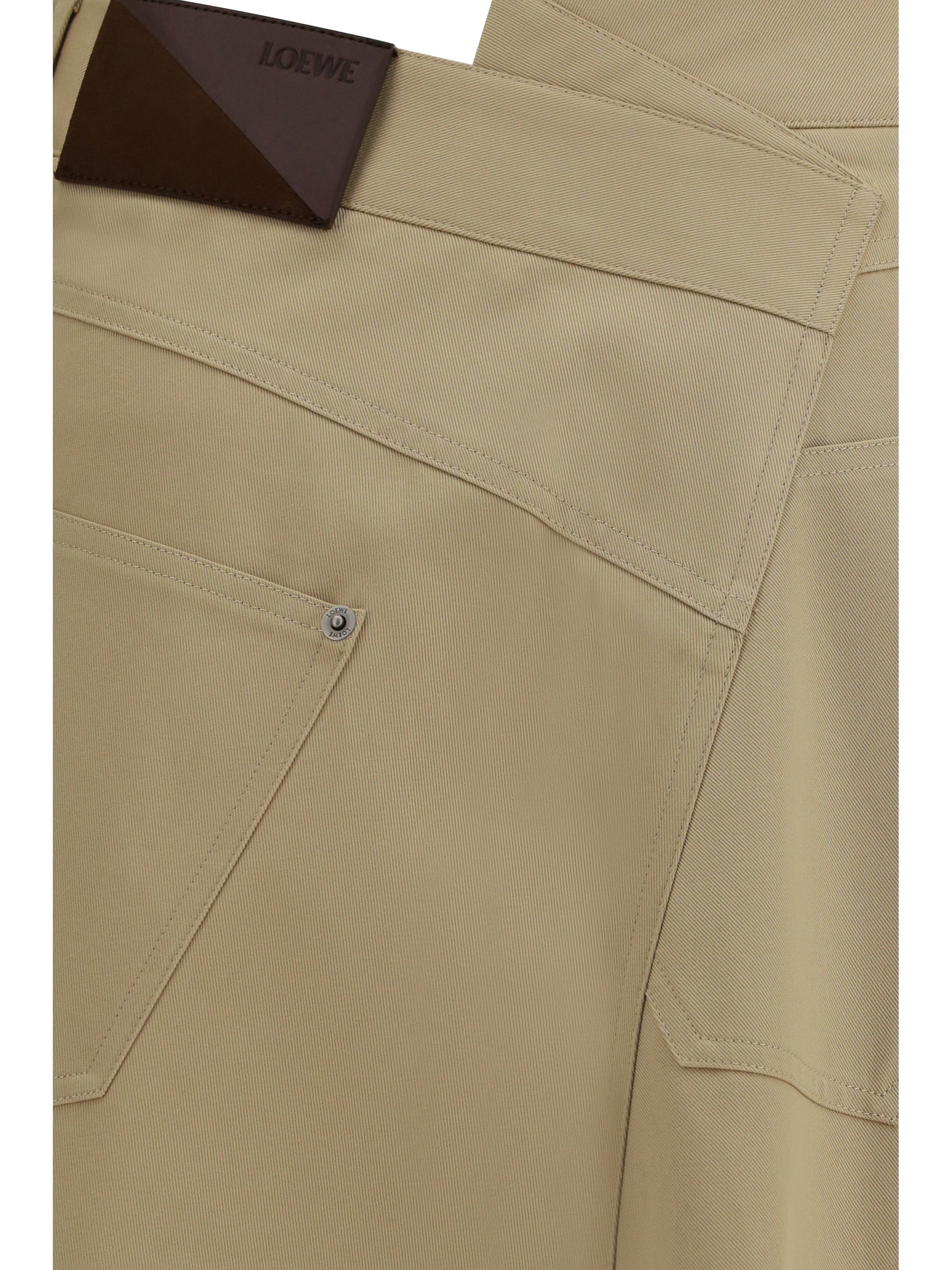 asymmetric cotton skirt