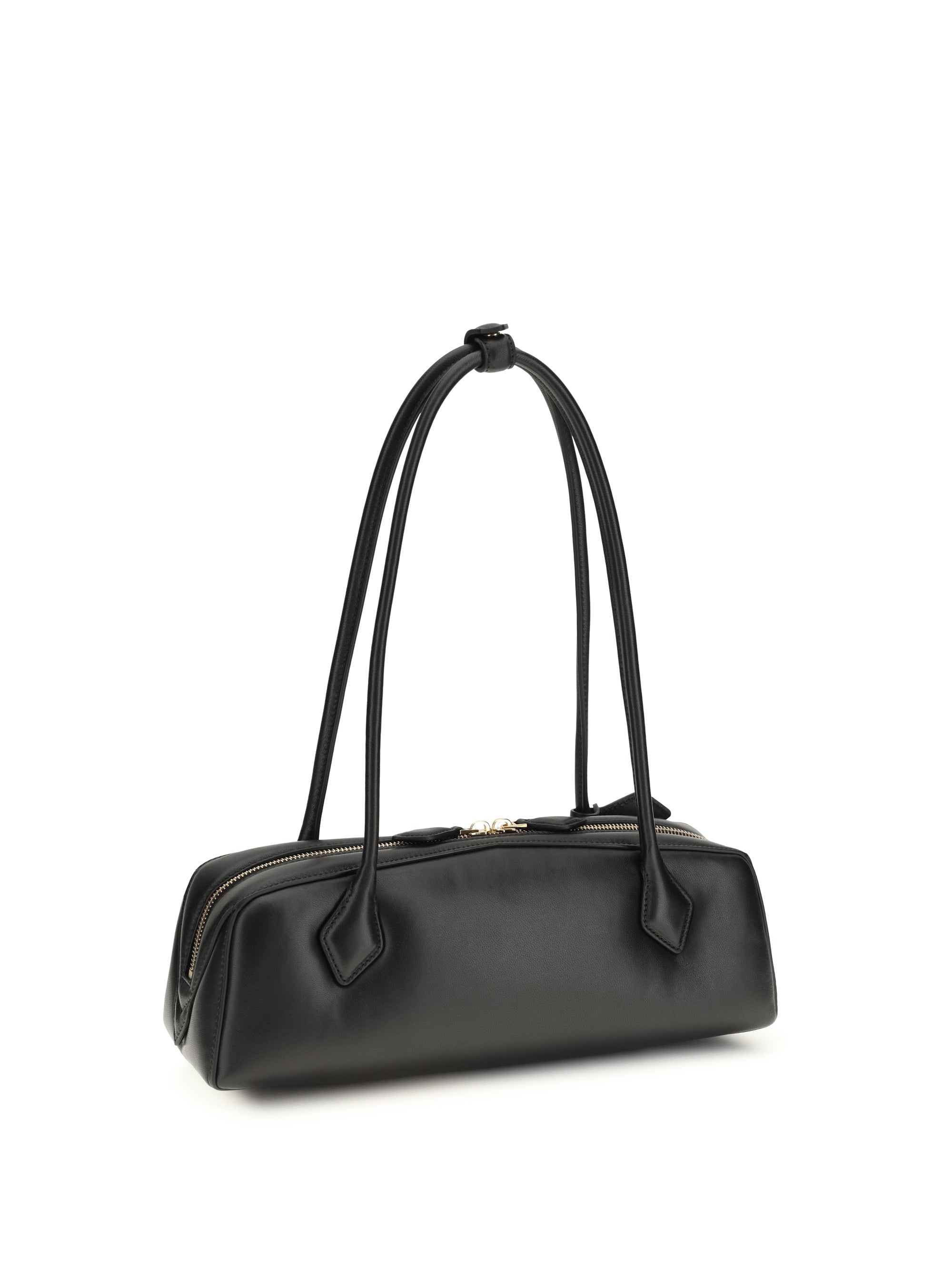 le teckel padded leather shoulder bag