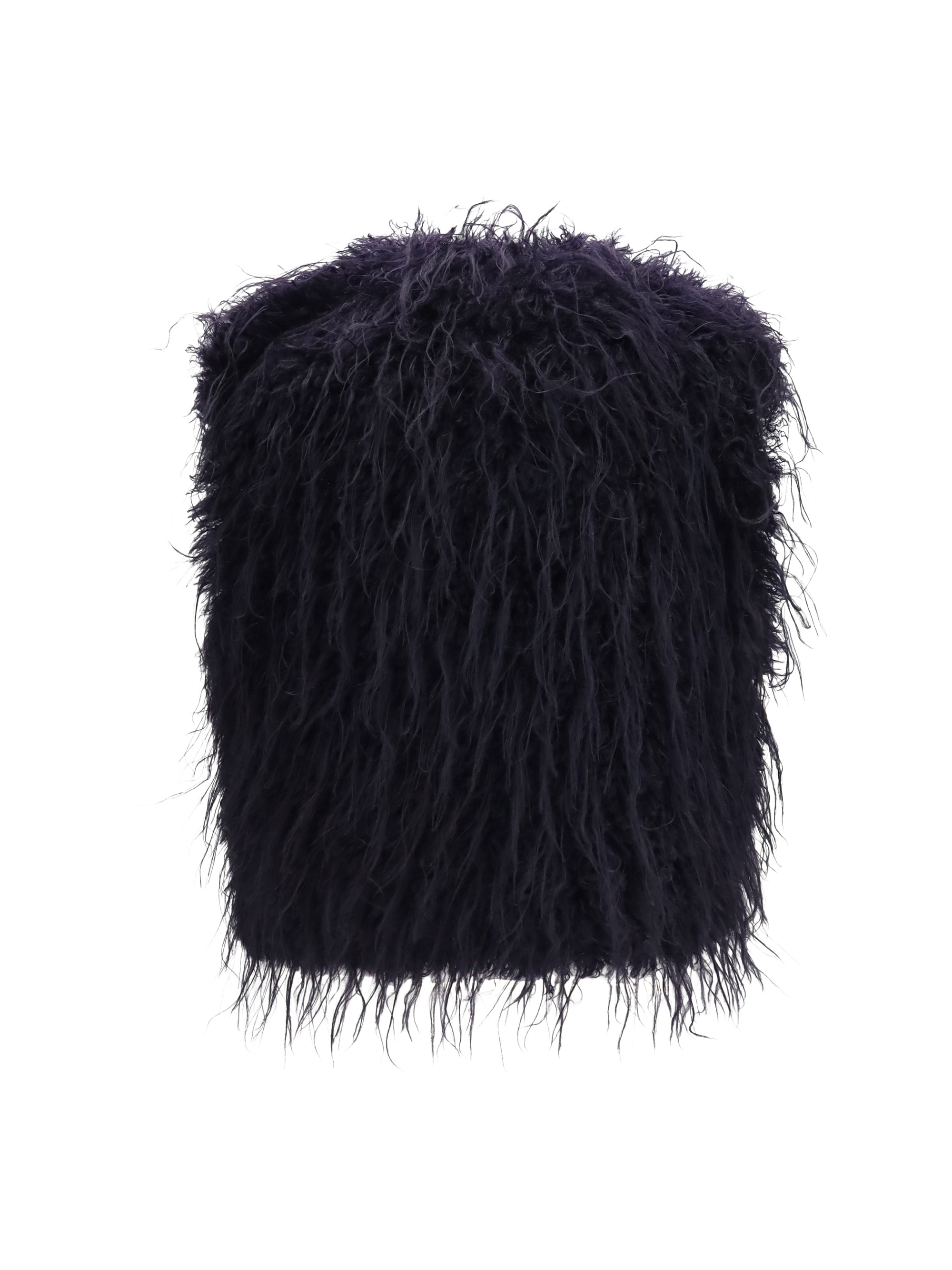 eco mongolia faux fur vest