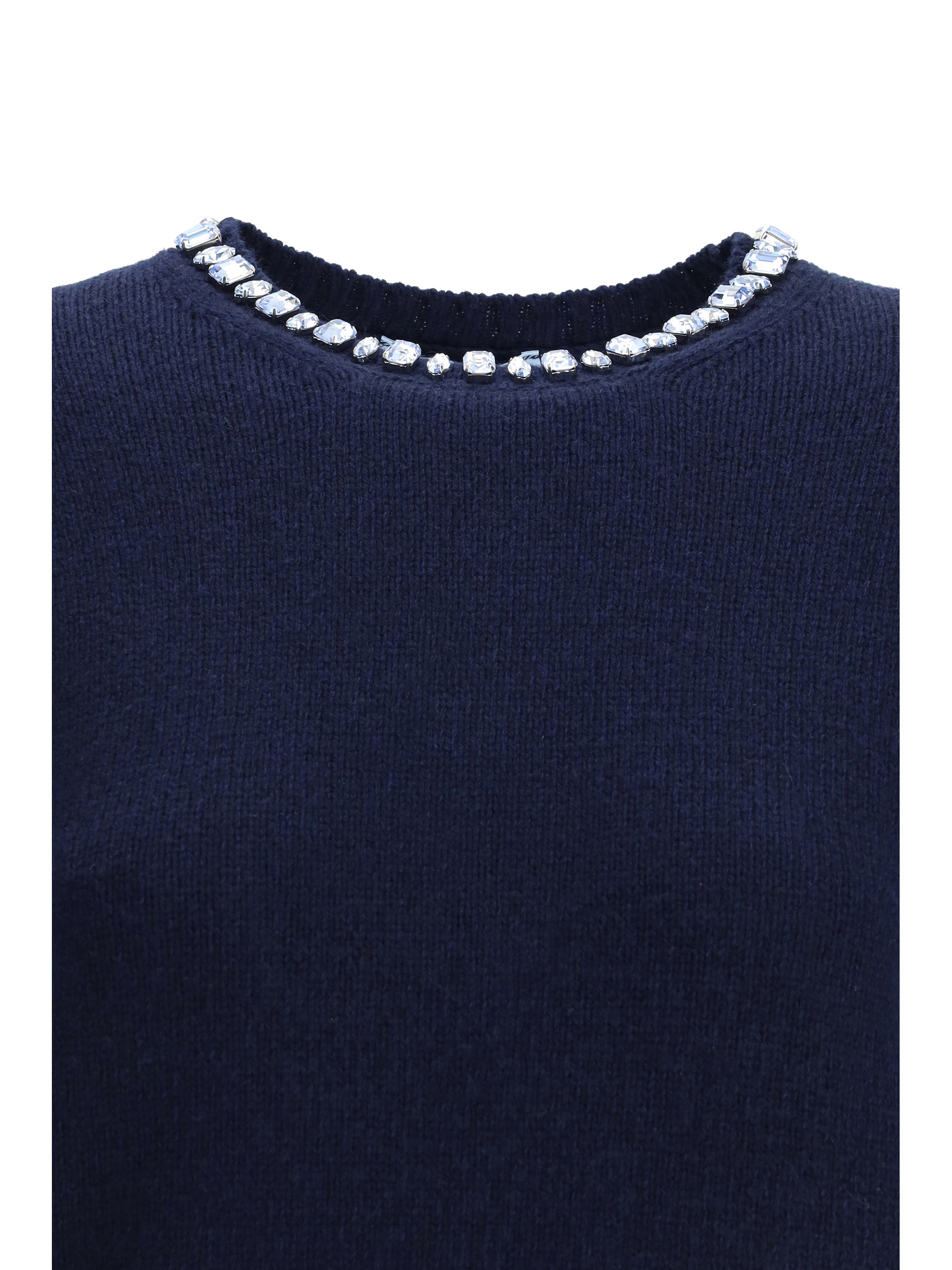 wool and cashmere crew-neck sweater