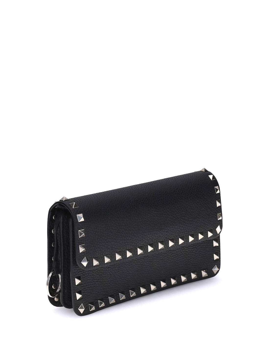 rockstud pochette with chain