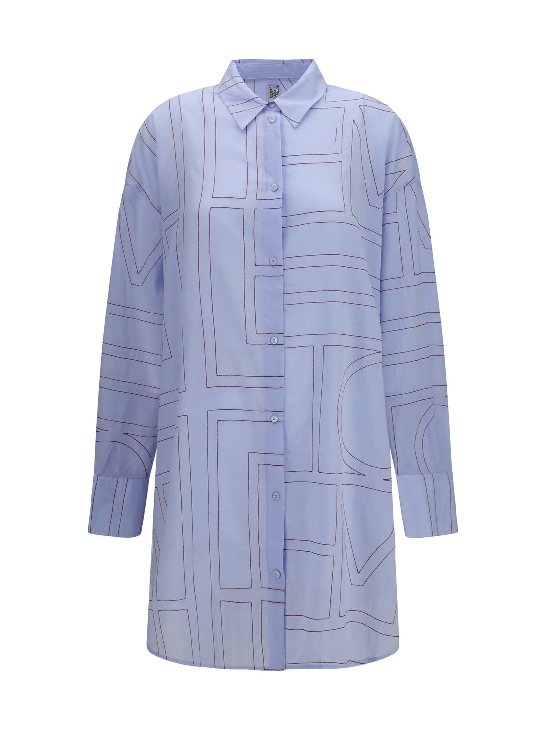 TOTEME 32 monogram shirt dress