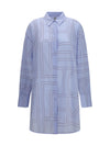 monogram shirt dress
