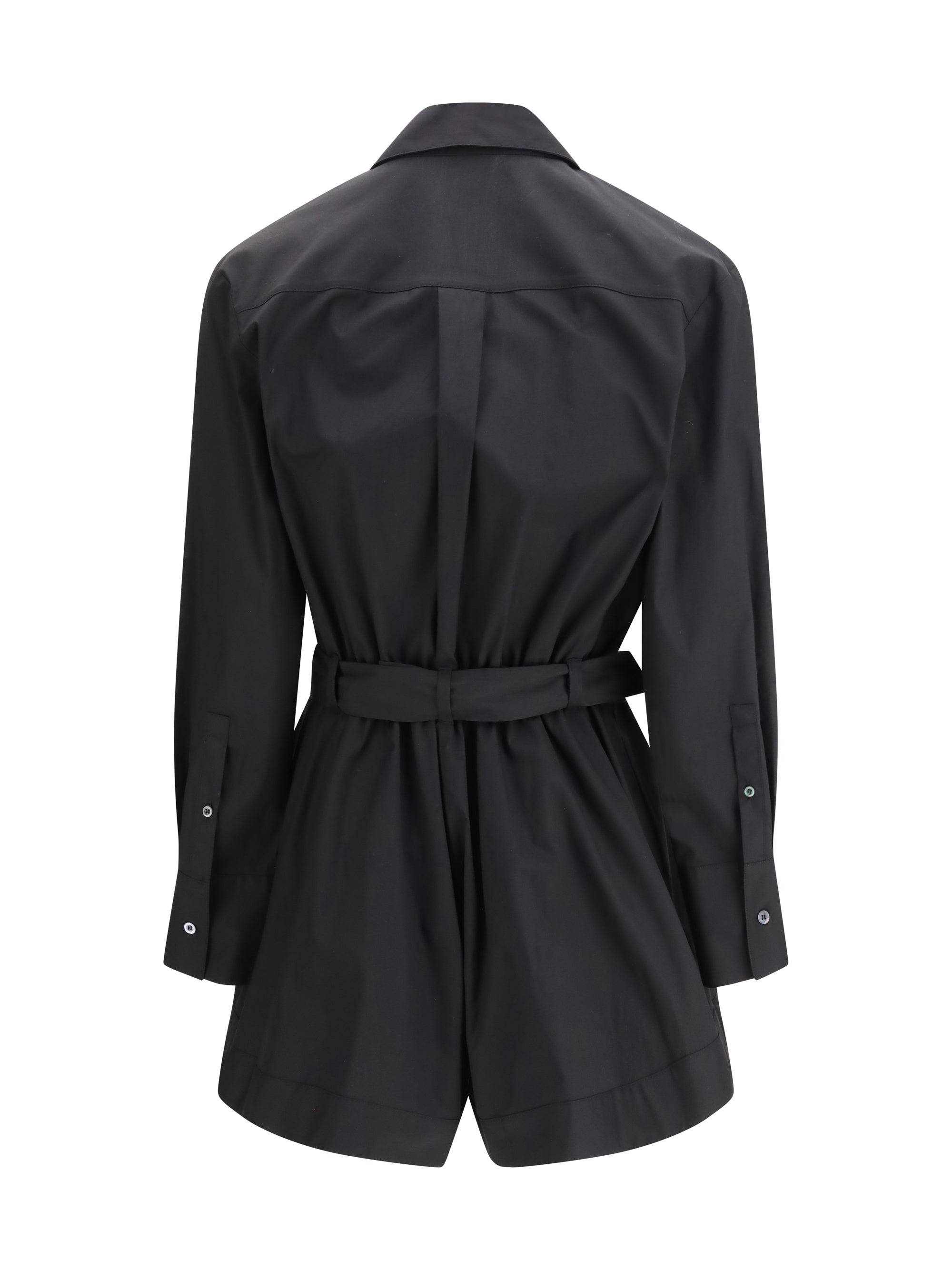 PINKO 38 buckle-belted playsuit
