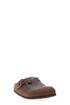 boston used effect leather sabots