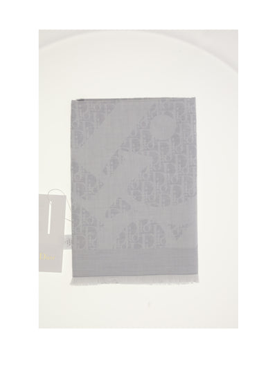 DIOR OS dior infini contrasted shawl