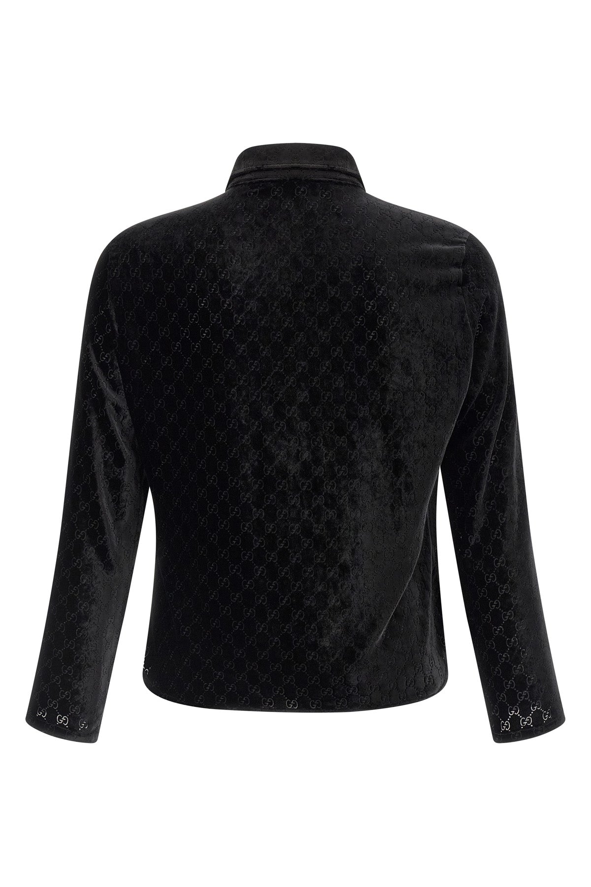 light and fluid velvet shirt