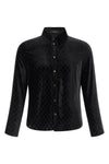light and fluid velvet shirt