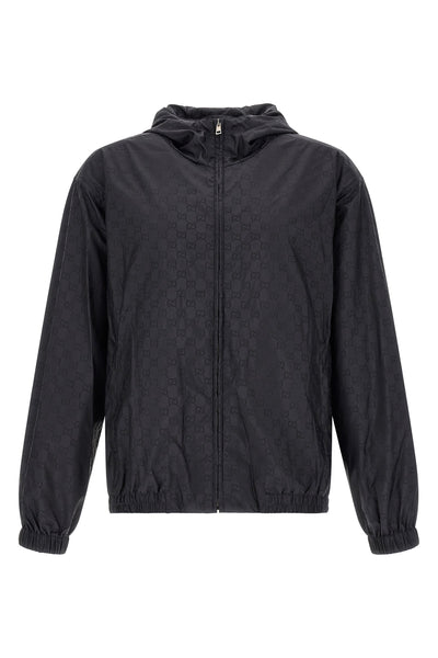 the gucci casual jacket features a relaxed fit