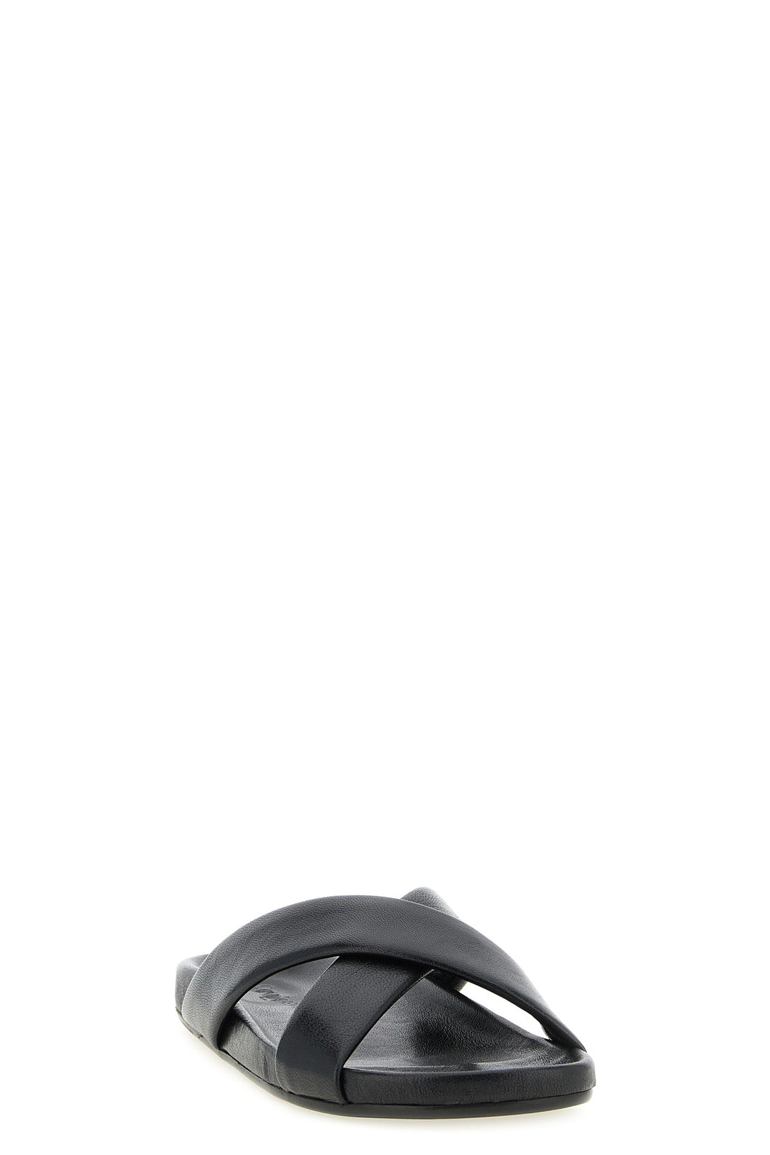 SAINT LAURENT 45 nichols flat sandals in smooth leather