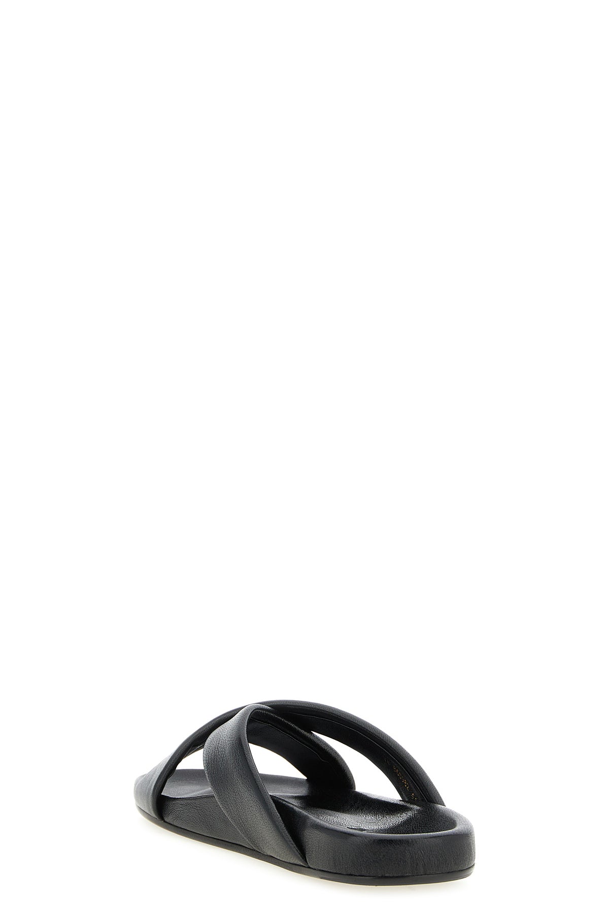 nichols flat sandals in smooth leather