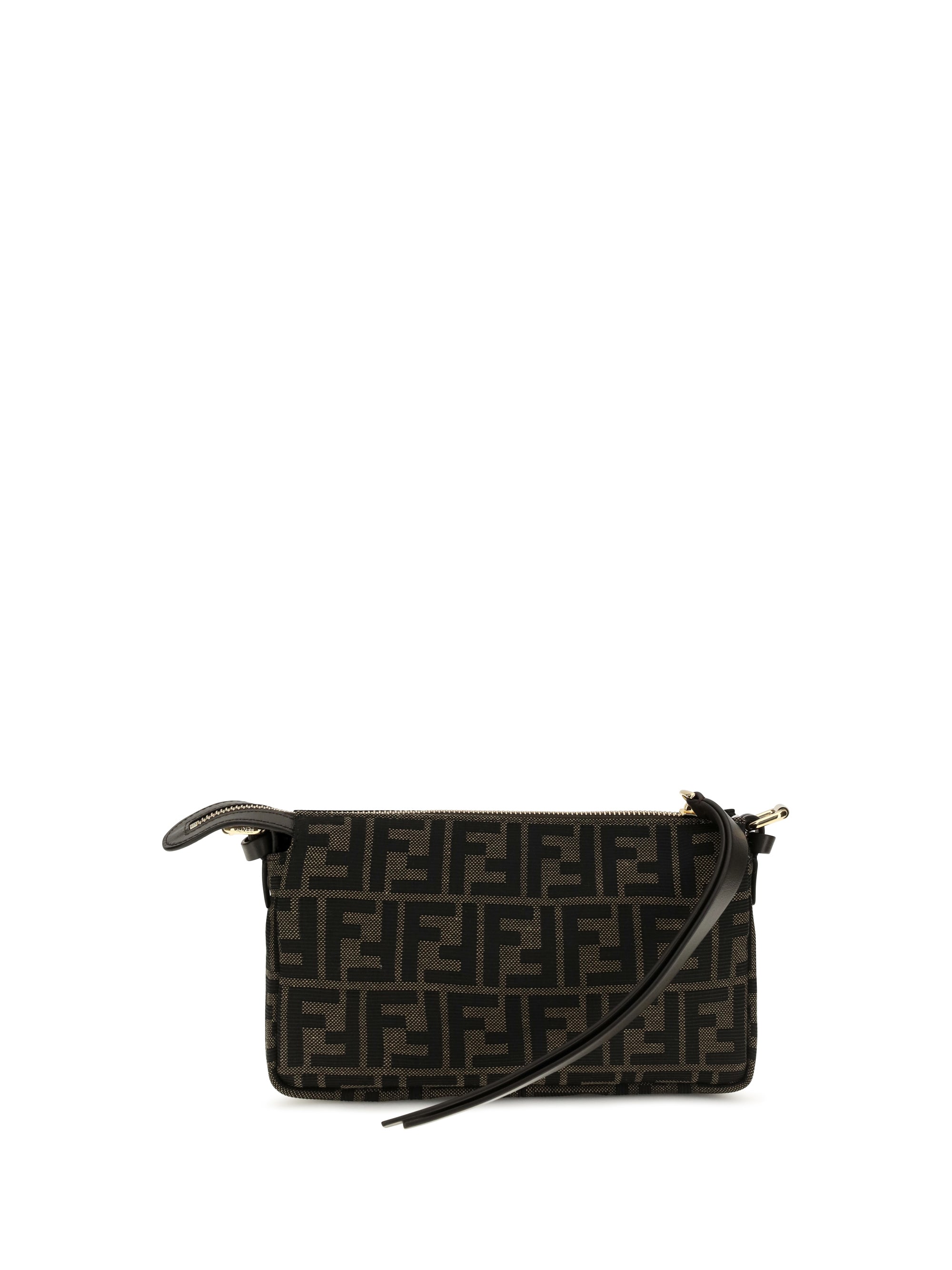 all-over monogram jacquard shoulder bag