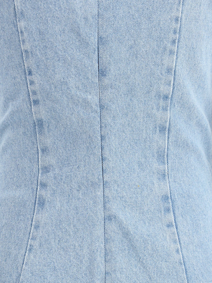 MAGDA BUTRYM 38 denim mini dress 