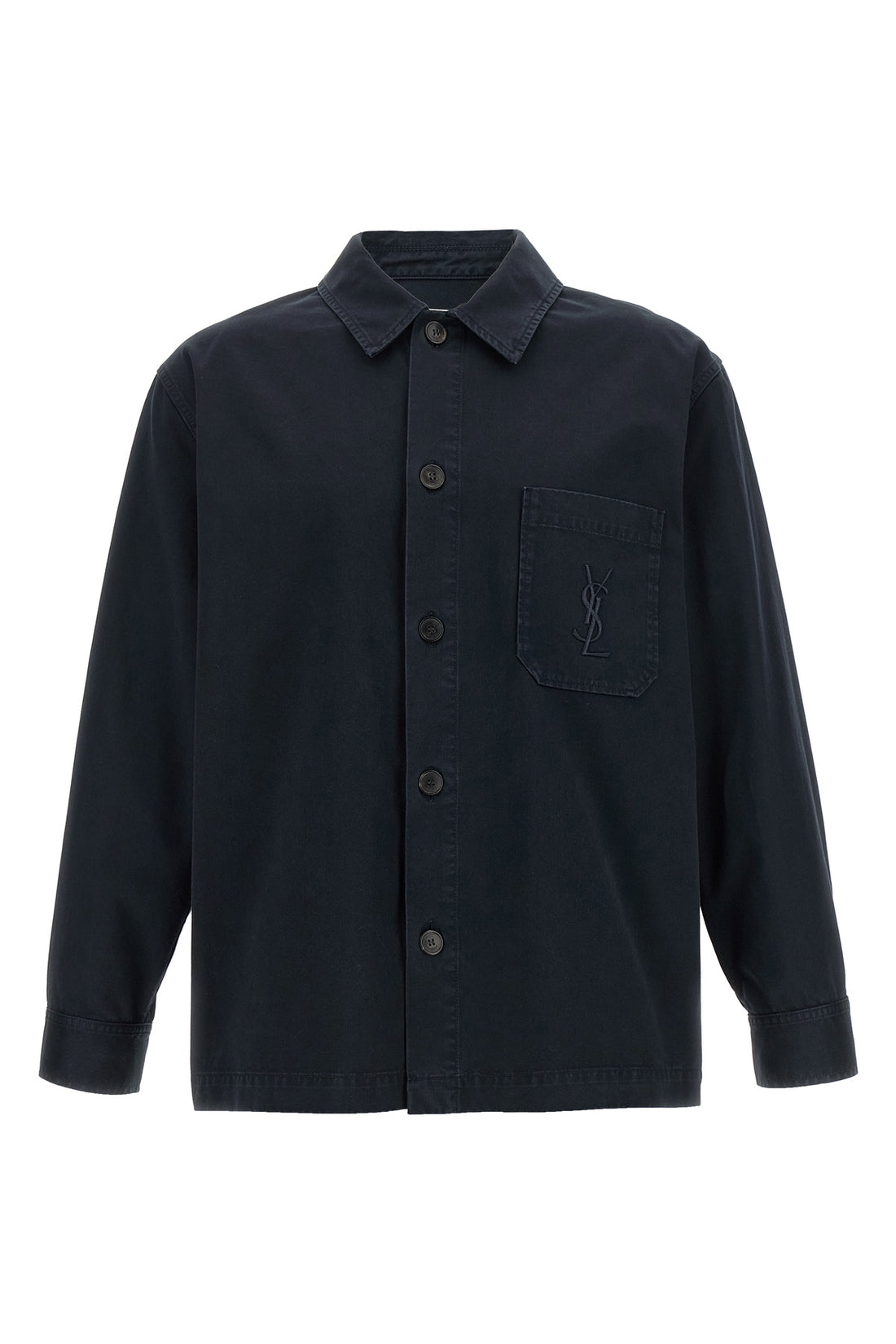 SAINT LAURENT L cotton overshirt