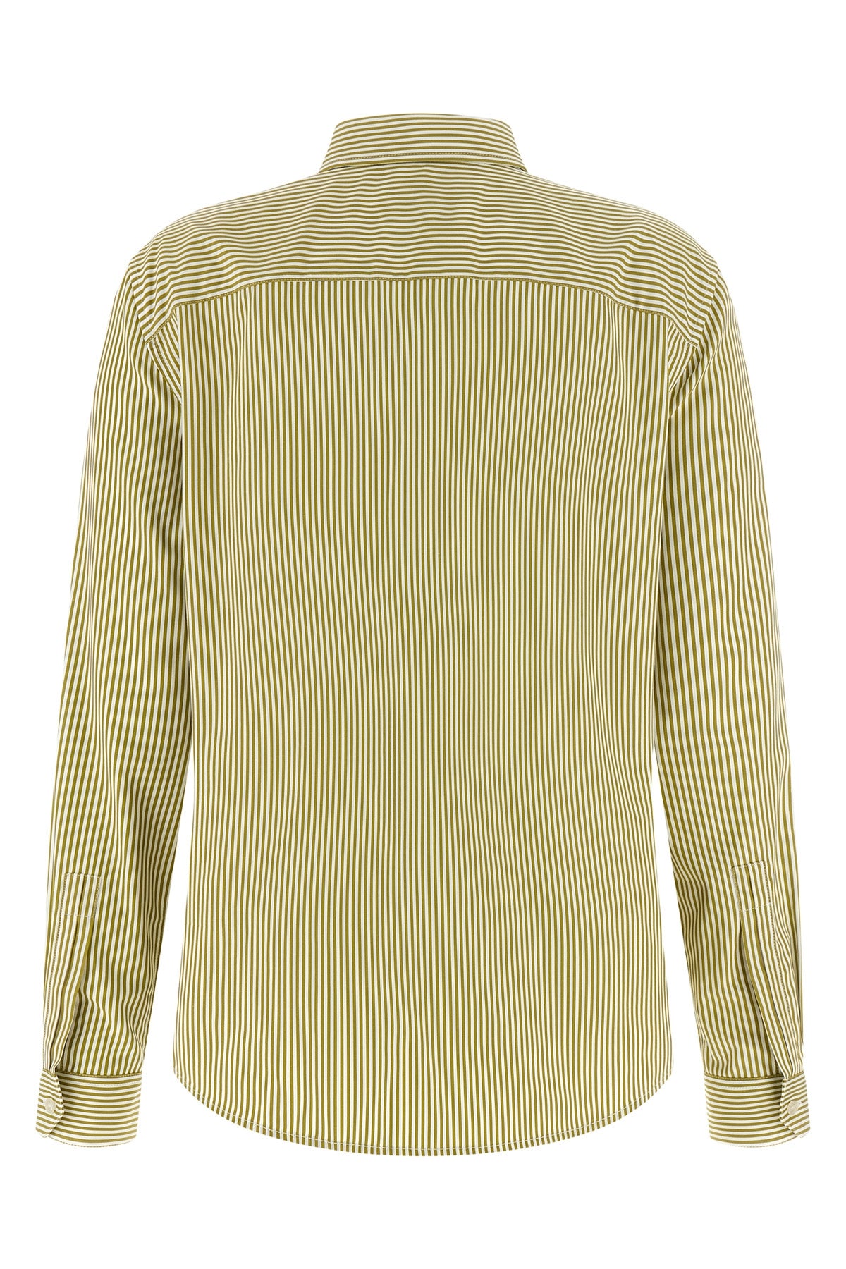 striped cotton poplin shirt