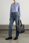 striped cotton poplin shirt