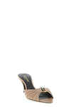 babylone crinkled leather mules