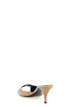 babylone crinkled leather mules