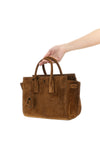 small sac de jour suede handbag