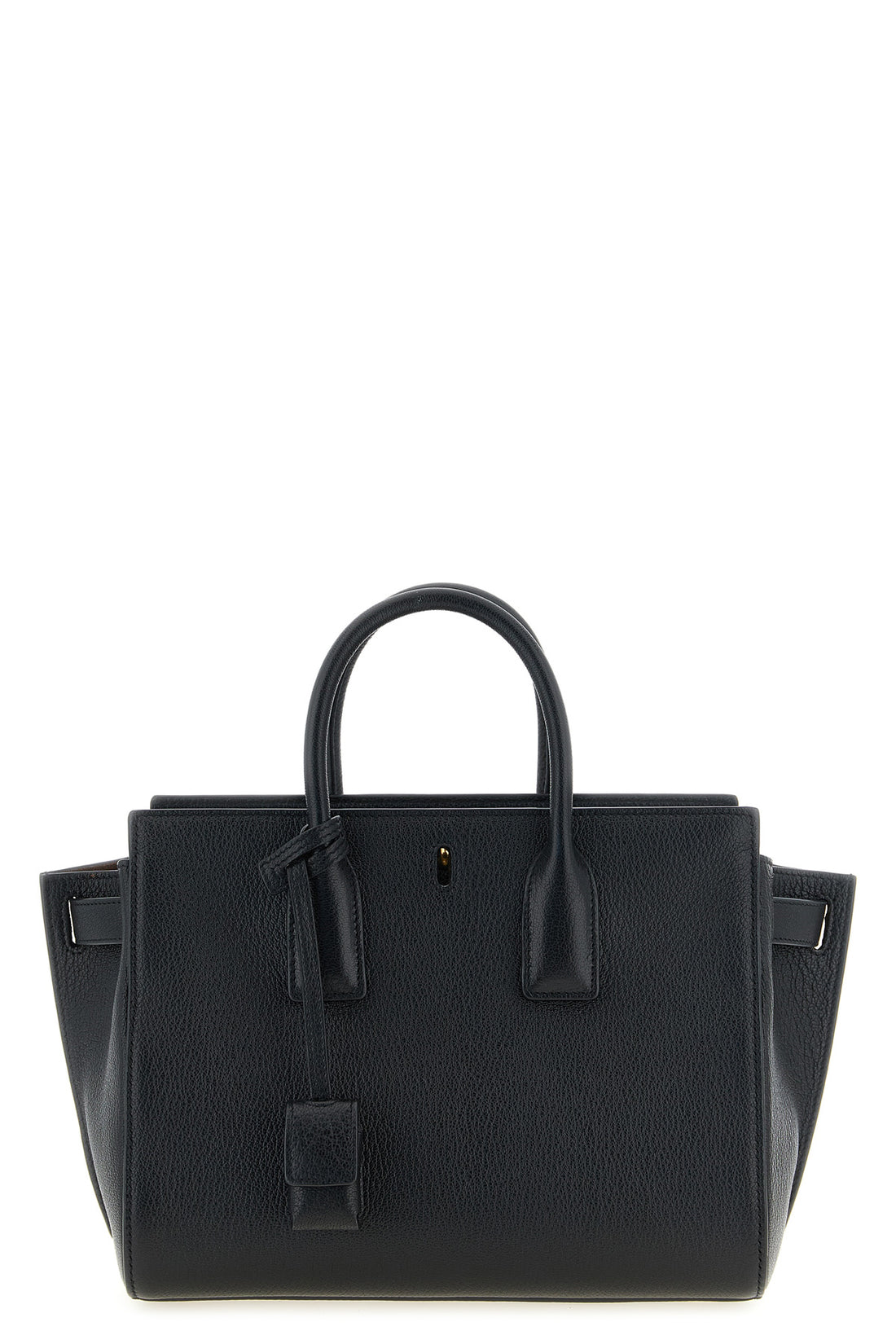 SAINT LAURENT OS small hammered leather sac de jour handbag