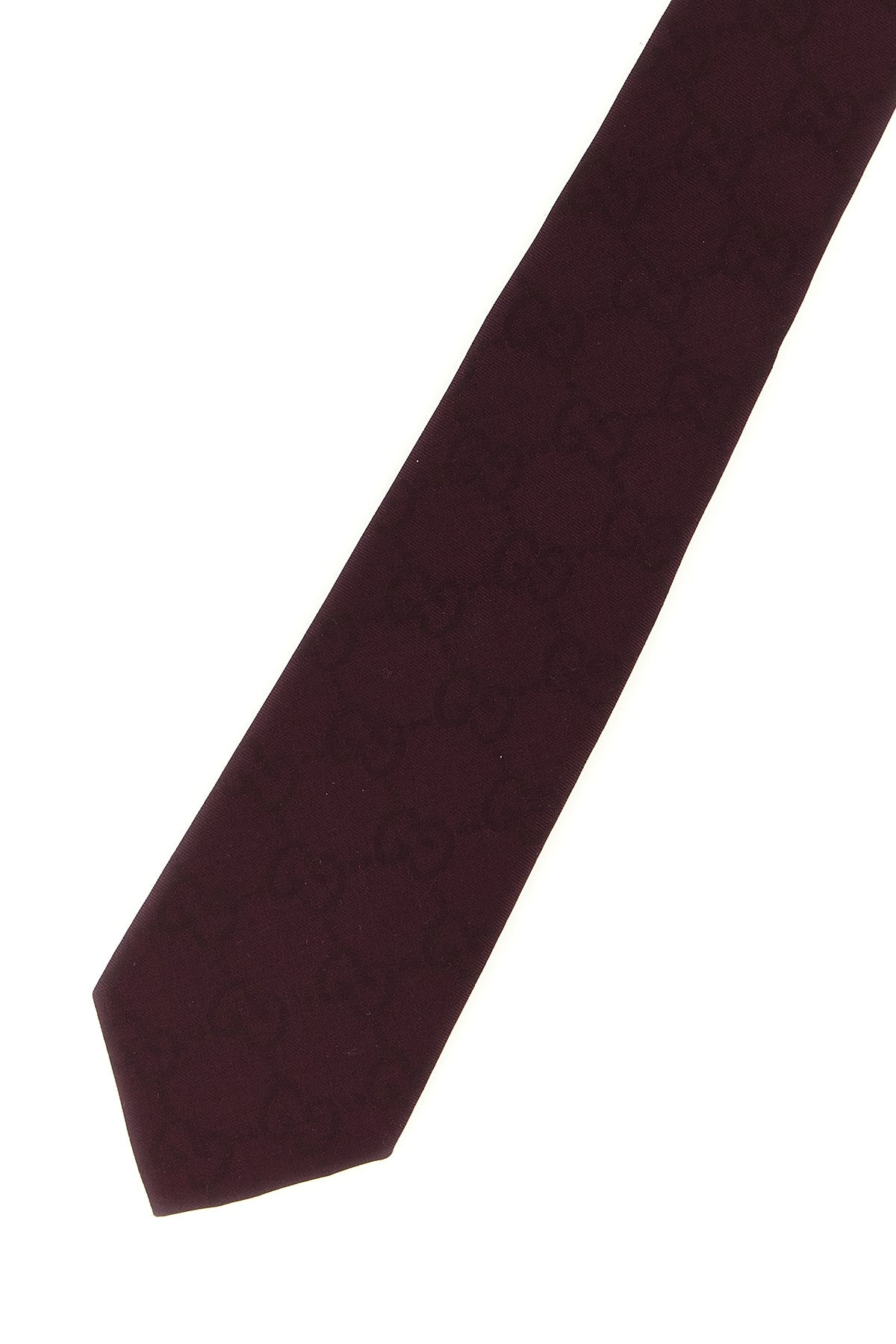 gg cotton and silk jacquard tie