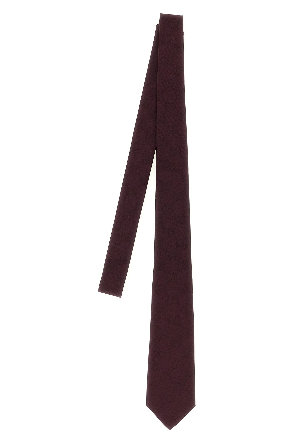 gg cotton and silk jacquard tie
