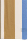 striped cotton and silk stole