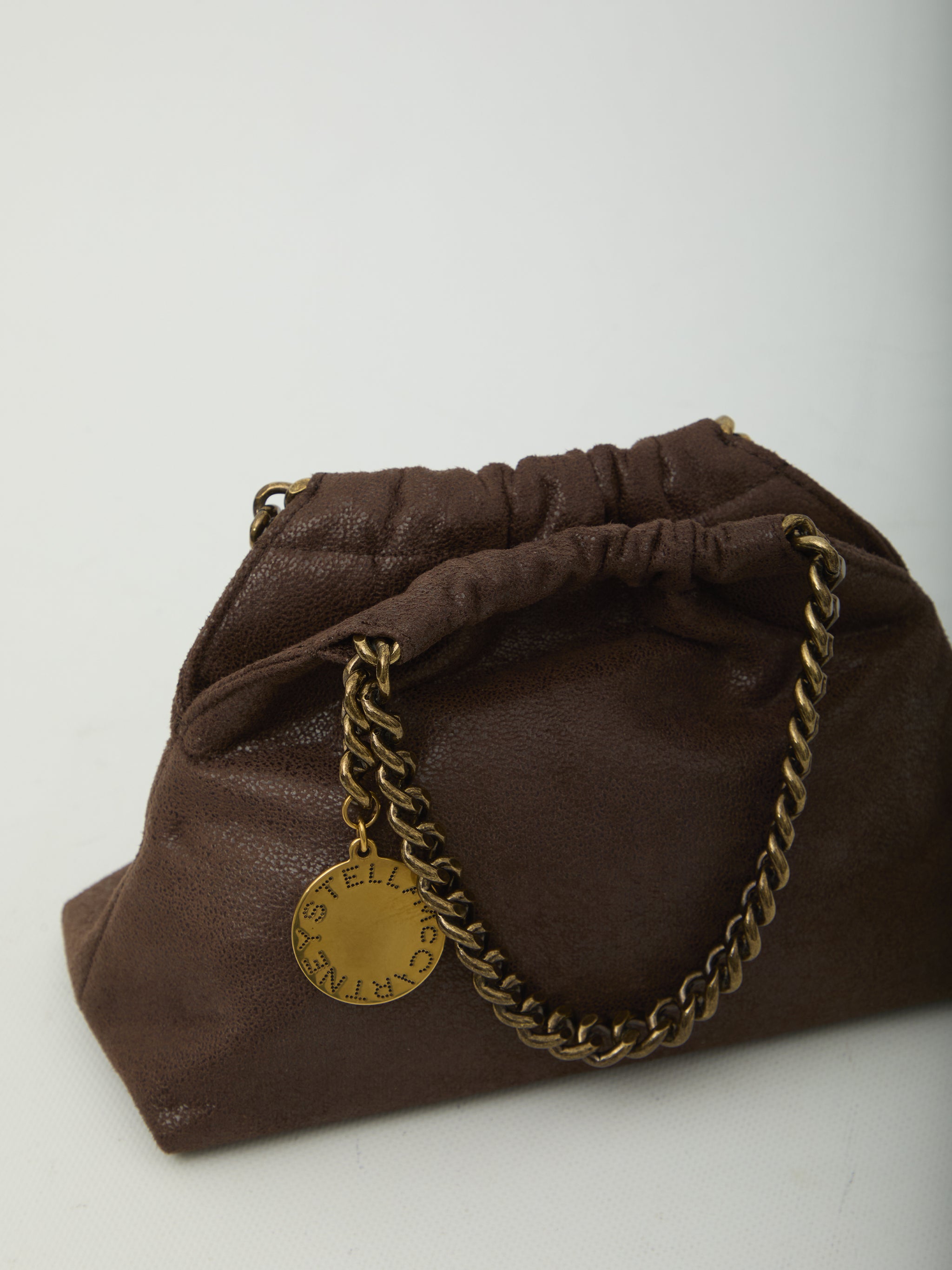 falabella mini drawstring bag