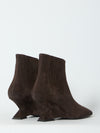 cheope dark brown ankle boots