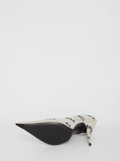 BALENCIAGA 36 square knife pumps