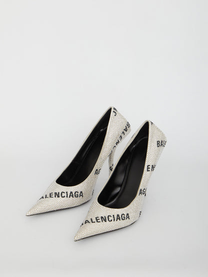 BALENCIAGA 36 square knife pumps