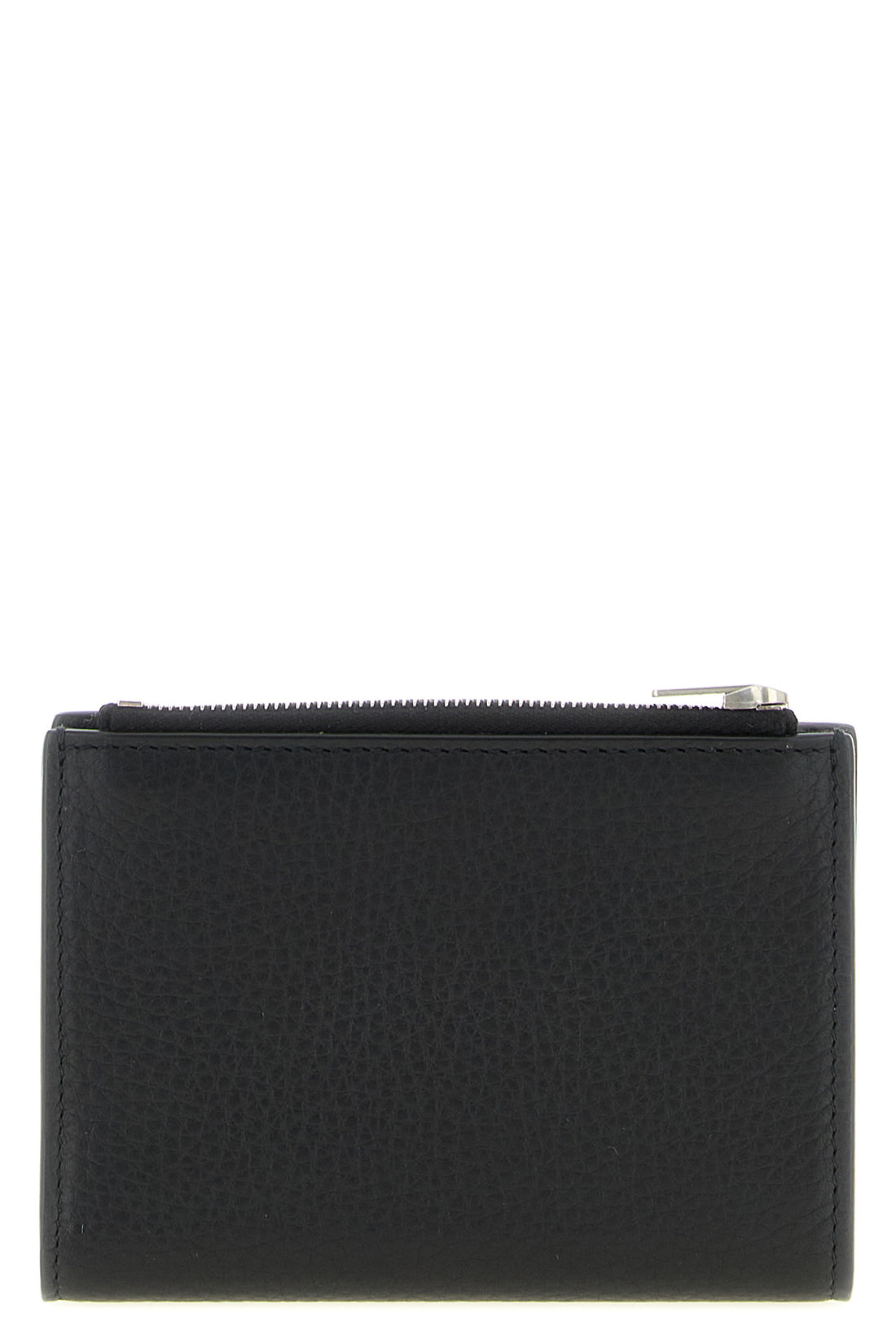 SAINT LAURENT OS bi-fold hammered leather wallet