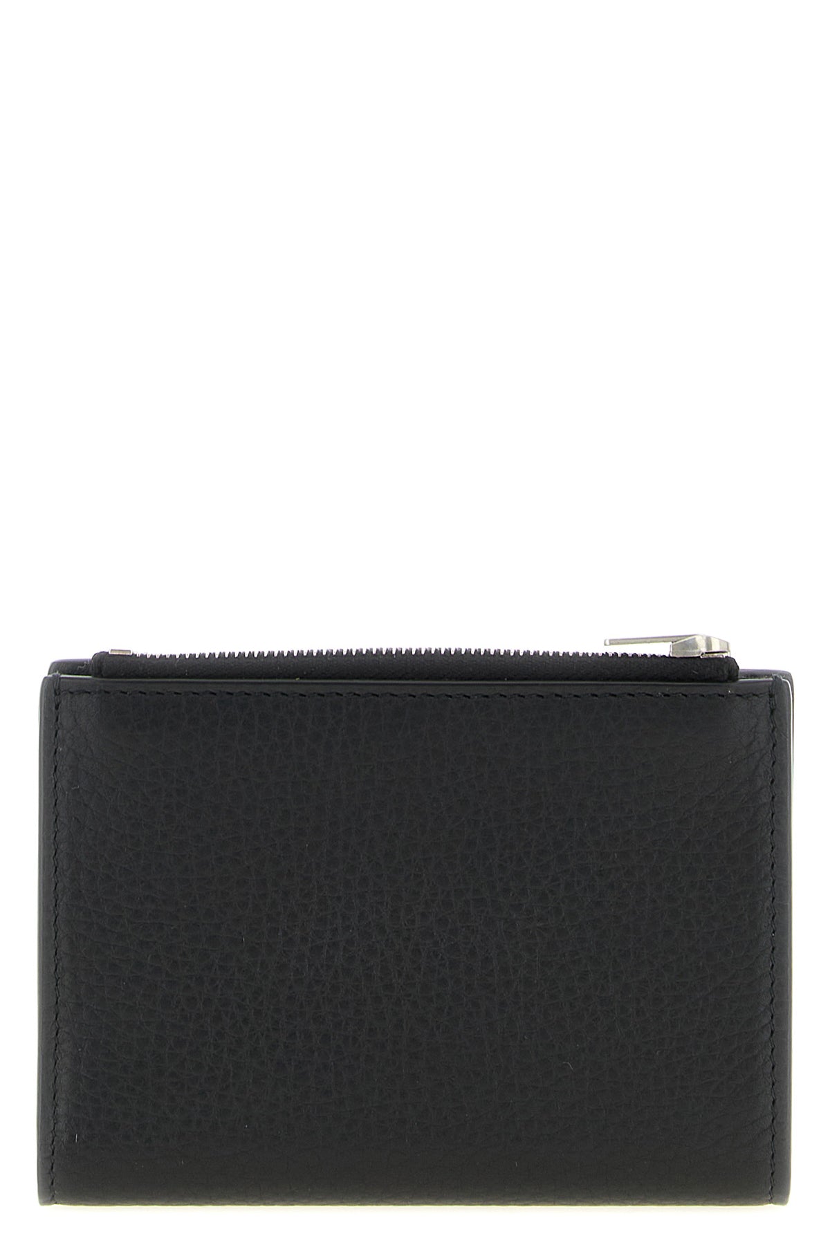 bi-fold hammered leather wallet