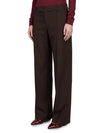 wide-leg frescolana trousers