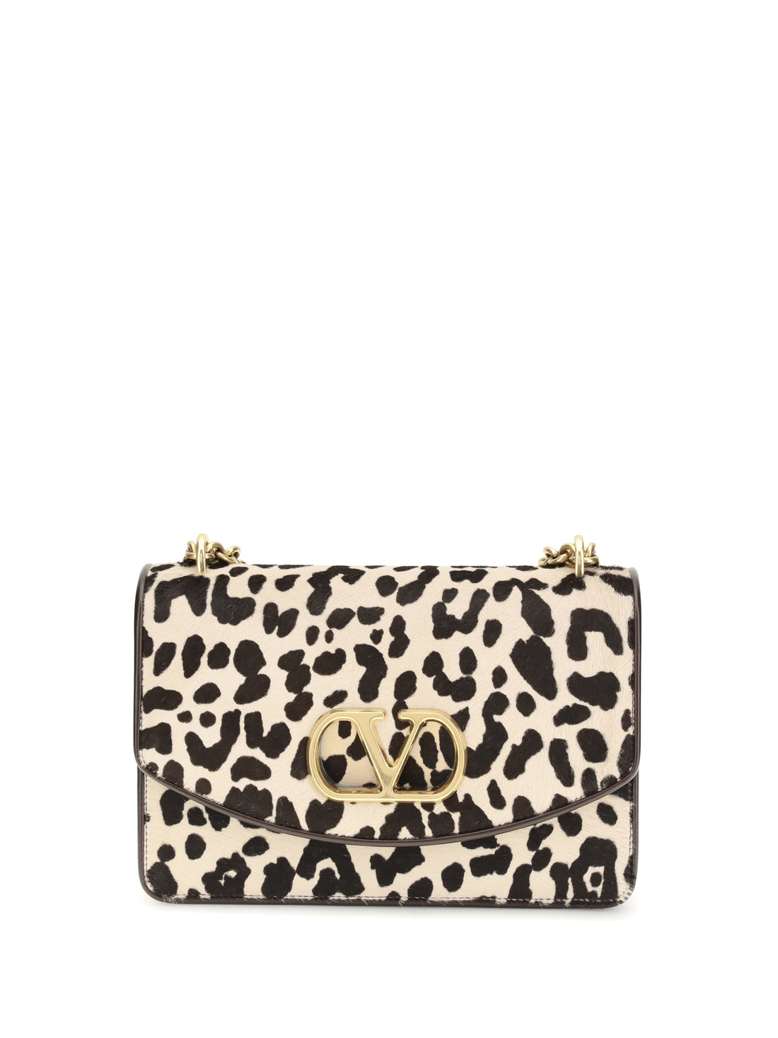 VALENTINO GARAVANI OS animalier pony effect shoulder bag