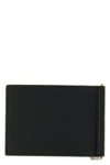 hammered leather card holder