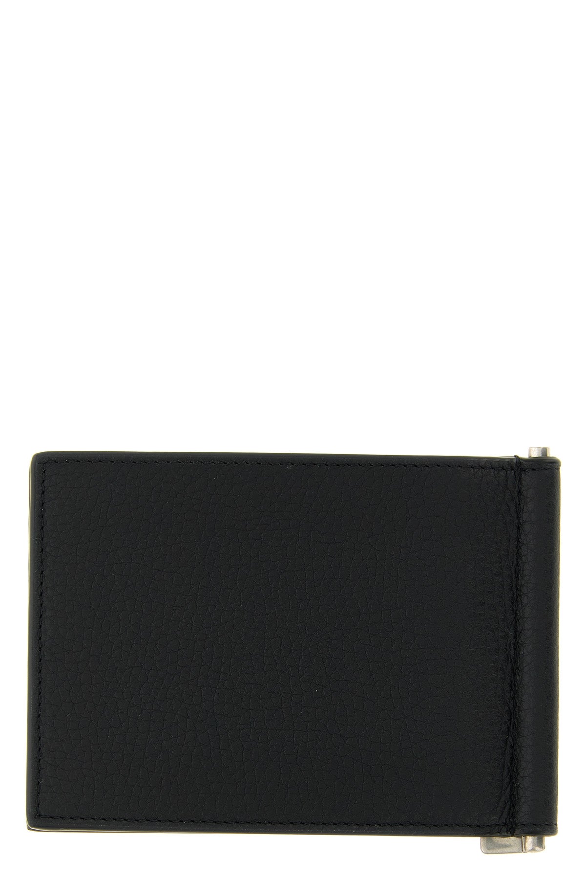 hammered leather card holder